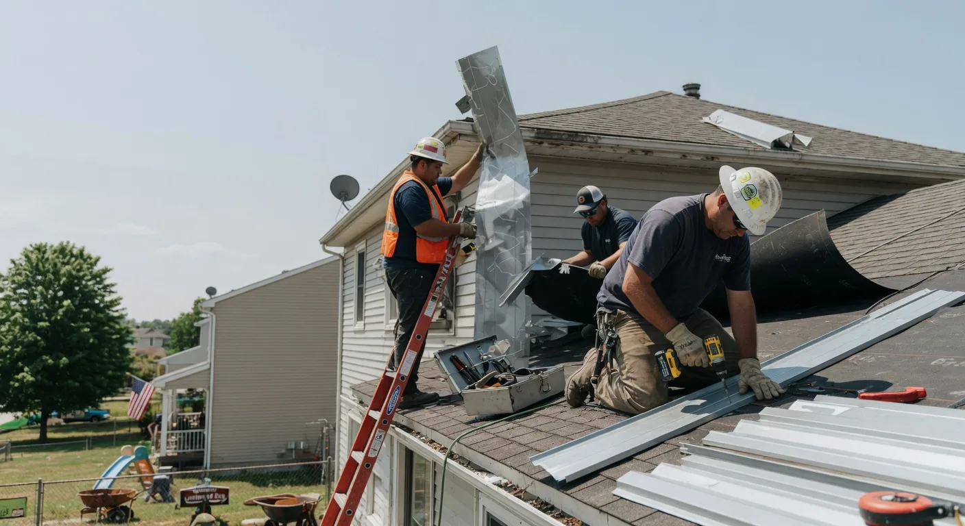 Storm Damage Metal Roof Repair in Chugwater, WY